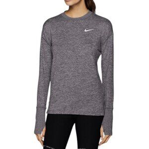 Nike grey running Dri-Fit long sleeve shirt size S